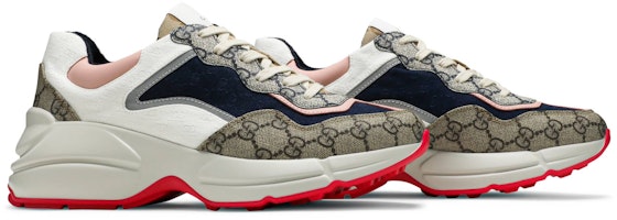 (W) Gucci GG Rhyton 'Beige Putih Merah Jambu' 620185-99WF0-4371 Cheap (W) Gucci GG Rhyton 'Beige Putih Merah Jambu' 620185-99WF0-4371