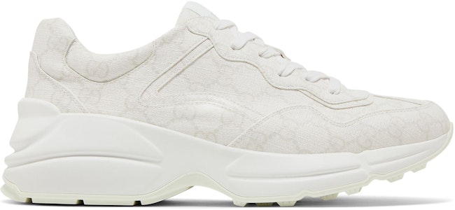 GUCCI 古馳 Rhyton 時尚繫帶 低幫 運動休閒鞋 女款 白色 Buy GUCCI 古馳 Rhyton 時尚繫帶 低幫 運動休閒鞋 女款 白色