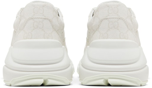 GUCCI 古馳 Rhyton 時尚繫帶 低幫 運動休閒鞋 女款 白色 Details for GUCCI 古馳 Rhyton 時尚繫帶 低幫 運動休閒鞋 女款 白色