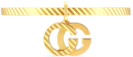 (Women) GUCCI GG Running 18k Gold Double G Logo Pendant Ring for Women 648599-J8500-8000 (Women) GUCCI GG Running 18k Gold Double G Logo Pendant Ring for Women 648599-J8500-8000
