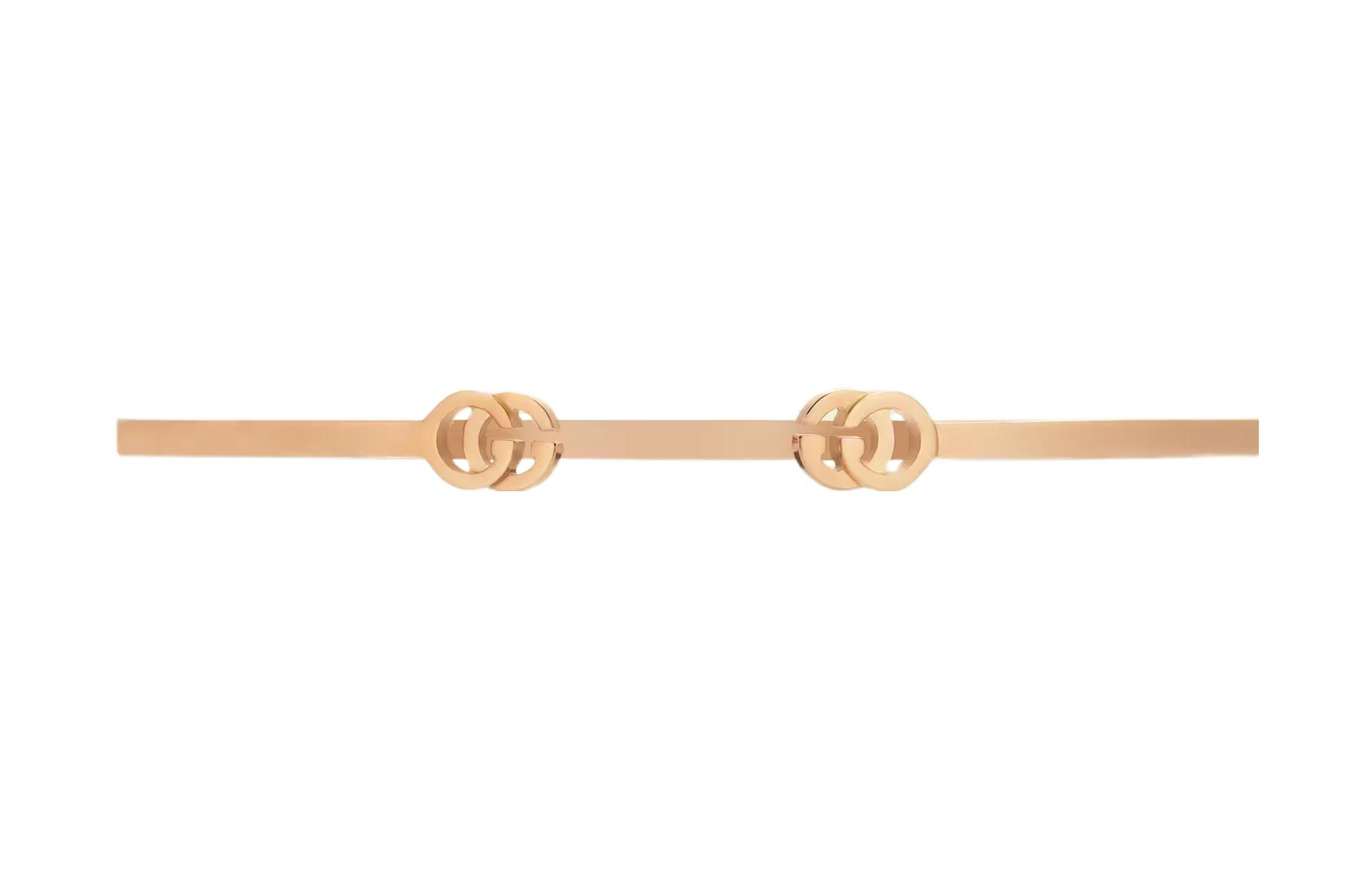 (Women) GUCCI GG Running Women’s 18K Rose Gold Bracelet Cuff in Rose Gold. 481663-J8500-5702 圖 3