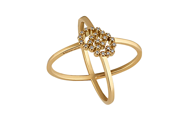 Shop (W) Anillo GUCCI GG Running X Diamante Oro de 18k 582548-J8540-8000