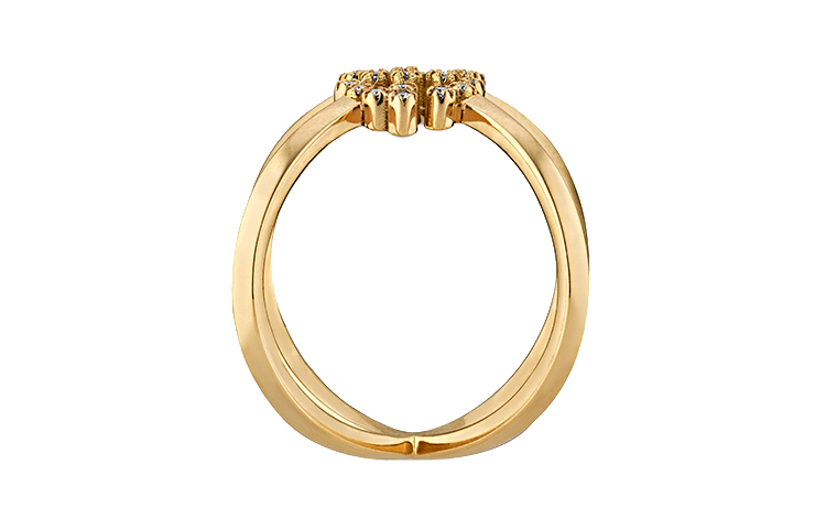 Purchase (W) Anillo GUCCI GG Running X Diamante Oro de 18k 582548-J8540-8000