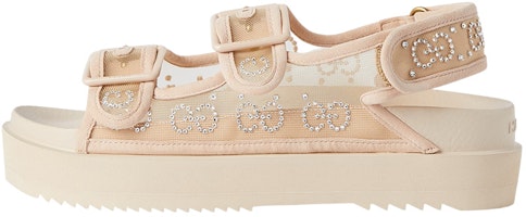(Women) Gucci GG Sandal 'Crystals - Rose Beige' 693404-F13A0-9960 (Women) Gucci GG Sandal 'Crystals - Rose Beige' 693404-F13A0-9960