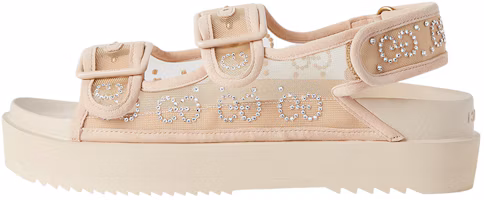 (Women) Gucci GG Sandal 'Crystals - Rose Beige' 693404-F13A0-9960 (Women) Gucci GG Sandal 'Crystals - Rose Beige' 693404-F13A0-9960