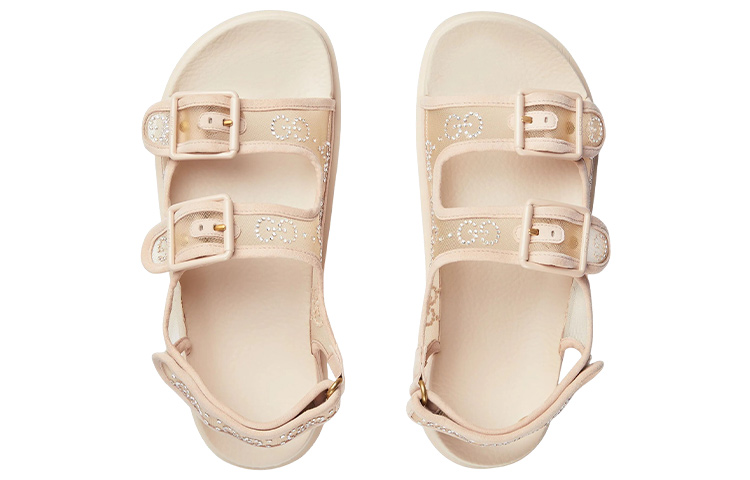 Purchase GUCCI 古馳 GG 時尚水晶涼拖 女款 玫瑰米