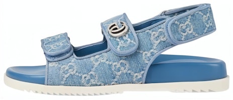 (Women) Gucci GG Sandal 'Light Blue Denim' 771575-FACUO-4646 (Women) Gucci GG Sandal 'Light Blue Denim' 771575-FACUO-4646