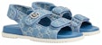 (W) Gucci GG Sandal 'Denim Biru Muda' 771575-FACUO-4646