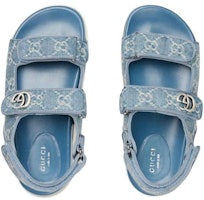 GUCCI古馳 露趾舒適 沙灘涼鞋 女款 藍色 Shop GUCCI古馳 露趾舒適 沙灘涼鞋 女款 藍色