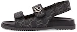 Buy (W) Sandal Gucci Double G Denim 'Hitam' 771575-FACVP-8446
