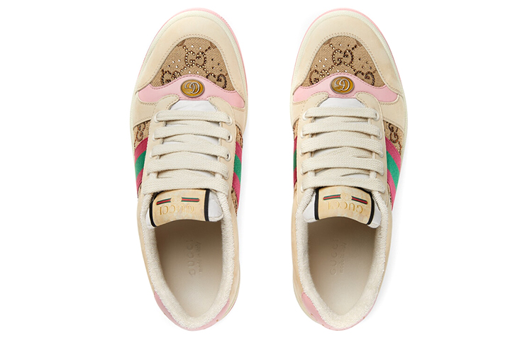 Shop (W) Gucci GG Screener ''GG Canvas - Beige Roze'' 677423-9SFR0-2587