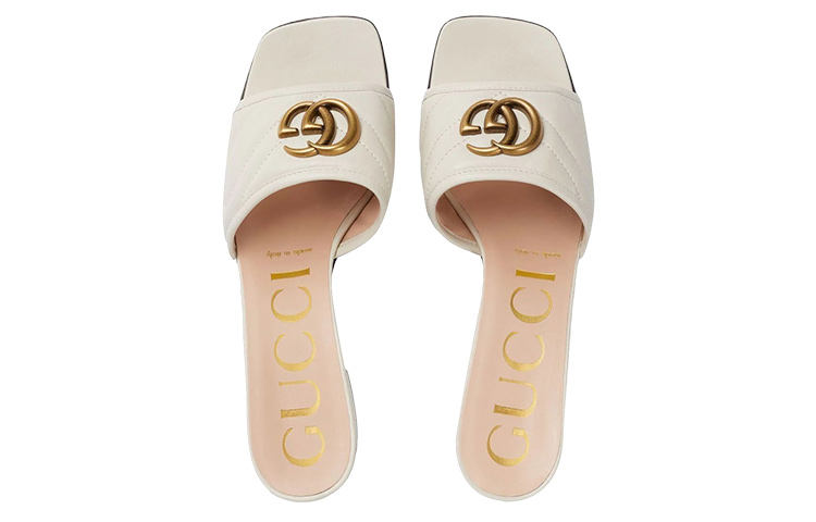 Lookbook (W) Gucci GG Slide 'Beige' Cokelat muda 695202-BKO60-9049