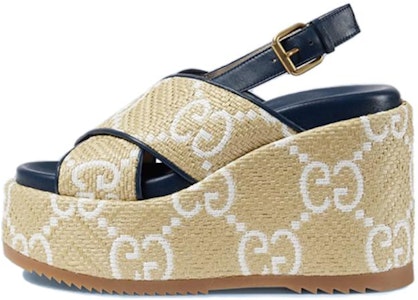 (W) グッチ GGスライド ベージュ ラフィア 703791-UWB80-9665 Buy (W) グッチ GGスライド ベージュ ラフィア 703791-UWB80-9665