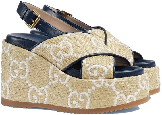 (Women) Gucci GG Slide 'Beige Raffia' 703791-UWB80-9665 Lookbook (Women) Gucci GG Slide 'Beige Raffia' 703791-UWB80-9665