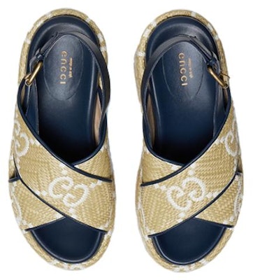(Women) Gucci GG Slide 'Beige Raffia' 703791-UWB80-9665 Shop (Women) Gucci GG Slide 'Beige Raffia' 703791-UWB80-9665