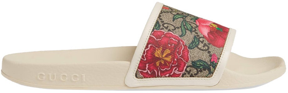 (W) グッチ GGフローラスライド (ベージュ) 602096-HT530-8498 Order (W) グッチ GGフローラスライド (ベージュ) 602096-HT530-8498