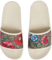 GUCCI 古馳 雙G 飾花卉 女款 拖鞋 白色 Shop GUCCI 古馳 雙G 飾花卉 女款 拖鞋 白色
