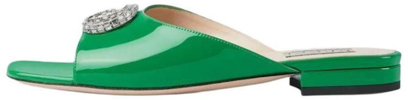 (Women) Gucci GG Slide 'Green' 771586-BNC00-3727 (Women) Gucci GG Slide 'Green' 771586-BNC00-3727