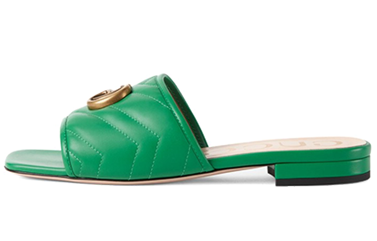 (Women) Gucci GG Slide 'Green Fashion' 627827-BKO60-3727