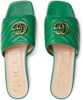 Lookbook GUCCI 古奇 雙G時尚拖鞋 女款 綠色