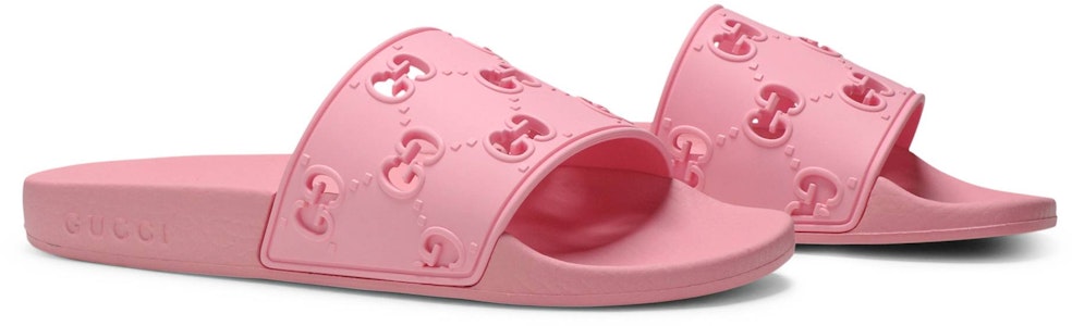 (W) 구찌 GG 슬라이드 핑크 고무 샌들 573922-JDR00-5846 Cheap (W) 구찌 GG 슬라이드 핑크 고무 샌들 573922-JDR00-5846