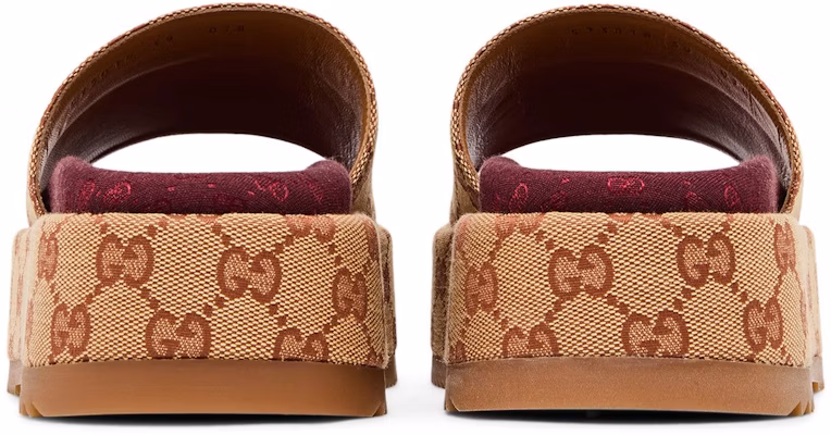 (Women) Gucci GG Slide Sandal 'Monogram - Beige Brick Red' 573018-KQW00-8366 Details for (Women) Gucci GG Slide Sandal 'Monogram - Beige Brick Red' 573018-KQW00-8366