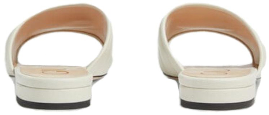 GUCCI古馳 露趾一字套穿 時尚涼拖 女款 米白色 Shop GUCCI古馳 露趾一字套穿 時尚涼拖 女款 米白色