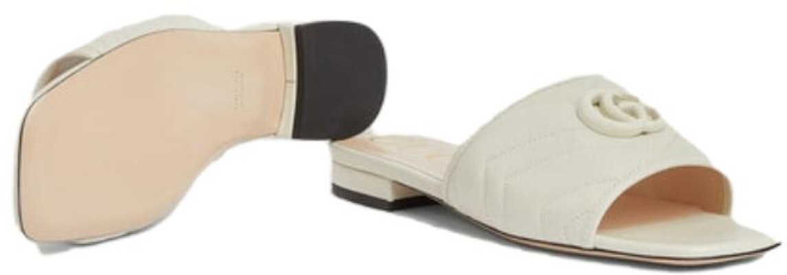 GUCCI古馳 露趾一字套穿 時尚涼拖 女款 米白色 Purchase GUCCI古馳 露趾一字套穿 時尚涼拖 女款 米白色