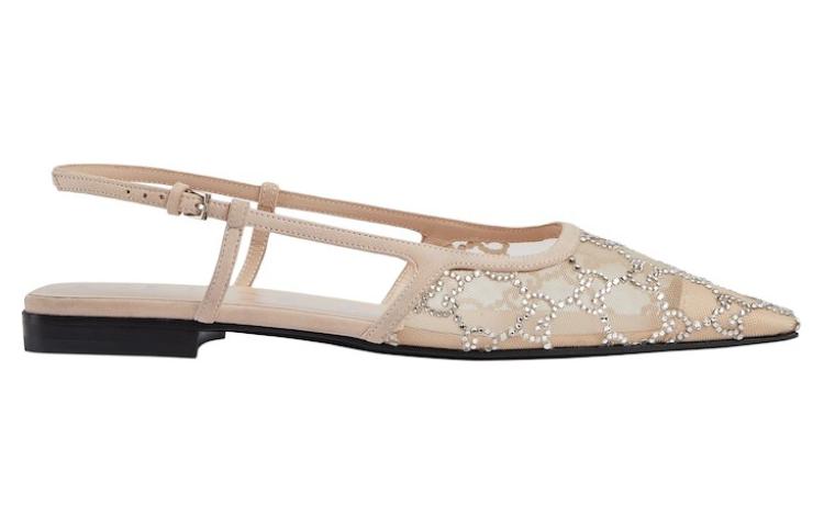 (W) Gucci GG Slingback Ballet Flat 'Rose Beige' 圖 2