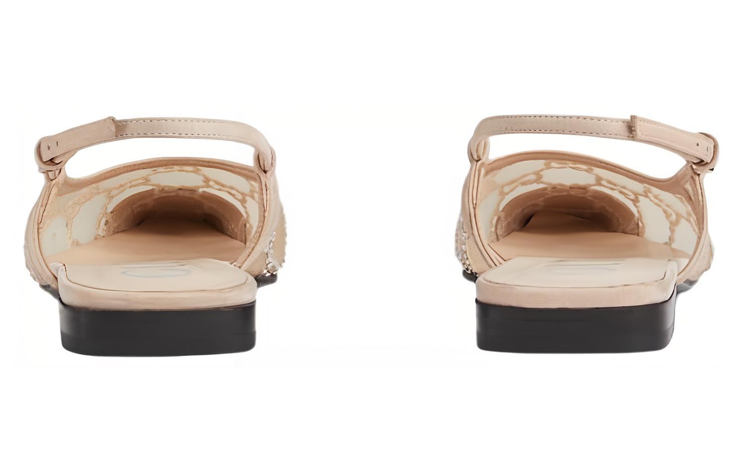 (W) Gucci GG Slingback Ballet Flat 'Rose Beige' 圖 5