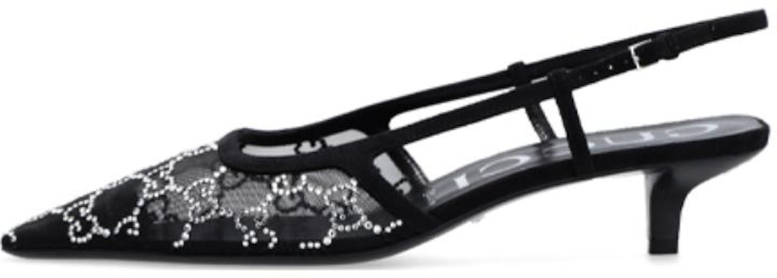 (Women) Gucci GG slingback pump 'Black' 675829-F13A0-1000 Buy (Women) Gucci GG slingback pump 'Black' 675829-F13A0-1000