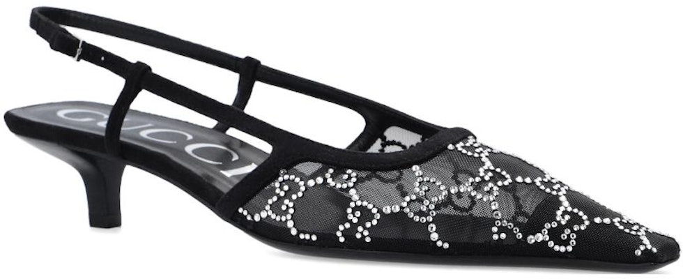 (Women) Gucci GG slingback pump 'Black' 675829-F13A0-1000 Shop (Women) Gucci GG slingback pump 'Black' 675829-F13A0-1000