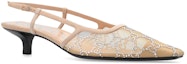Lookbook (W) Gucci GG Slingback Pump 'Rose Beige Mesh GG Kristal' 674668-F13A0-9960