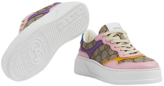 (W) 古驰 GG 运动鞋 '米色多字母印花' 726850-FABAW-9785 Purchase (W) 古驰 GG 运动鞋 '米色多字母印花' 726850-FABAW-9785