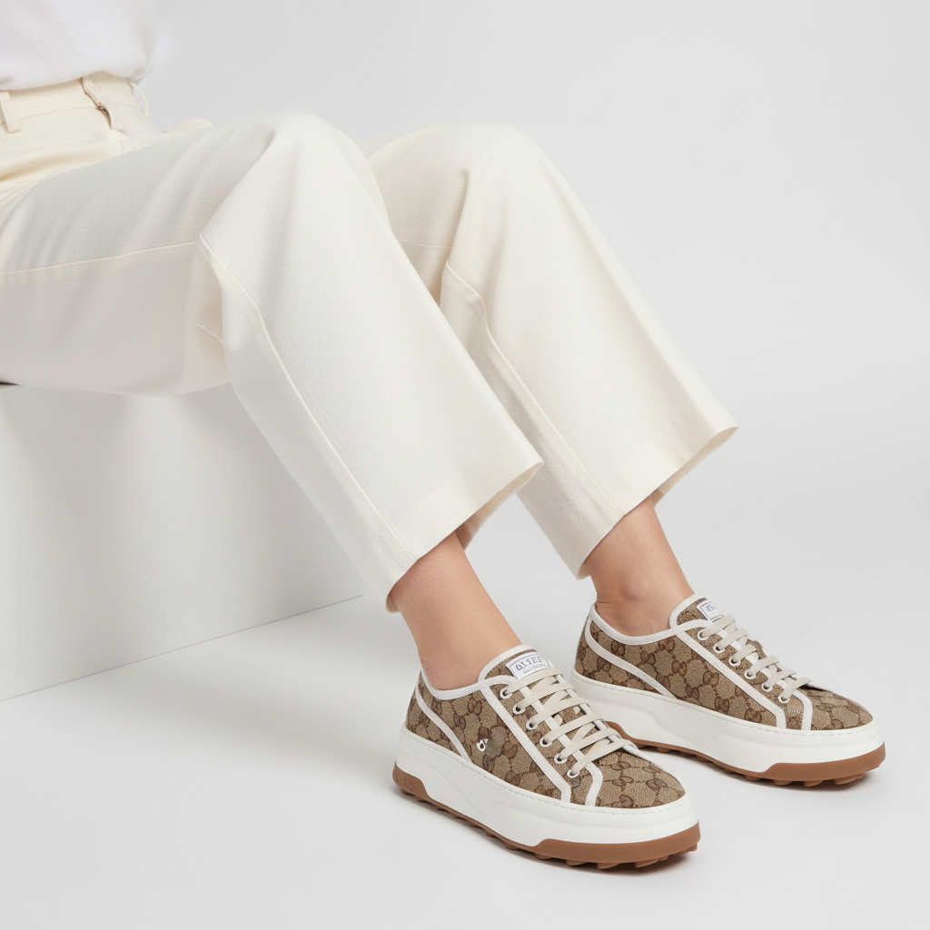 Order (W) Gucci GG Sneaker 'Interlocking G - Beige' Beige 746766-20Q20-9745