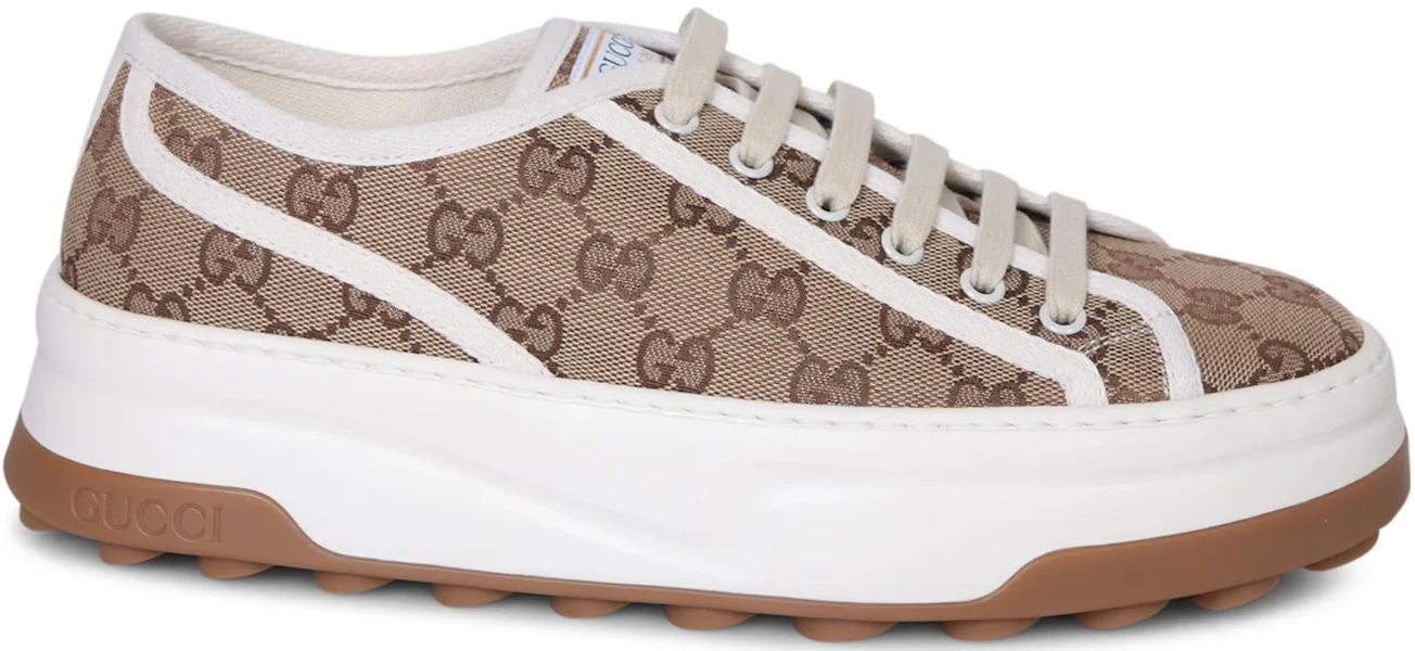 (W) Gucci GG Sneaker ''Interlocking G - Beige'' - Beigefarbene Gucci Sneaker 746766-20Q20-9745 Lookbook (W) Gucci GG Sneaker ''Interlocking G - Beige'' - Beigefarbene Gucci Sneaker 746766-20Q20-9745