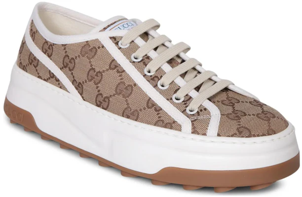 (W) Gucci GG Sneaker ''Interlocking G - Beige'' - Beigefarbene Gucci Sneaker 746766-20Q20-9745 Shop (W) Gucci GG Sneaker ''Interlocking G - Beige'' - Beigefarbene Gucci Sneaker 746766-20Q20-9745