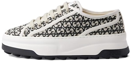 (Women) Gucci GG Sneaker 'Ivory Black' 746766-FAC1Y-8445 (Women) Gucci GG Sneaker 'Ivory Black' 746766-FAC1Y-8445