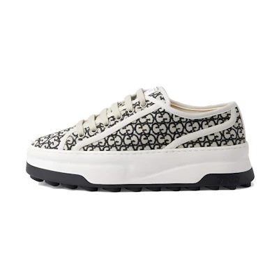 (W) Gucci GG Sneaker 'Ivory Black'