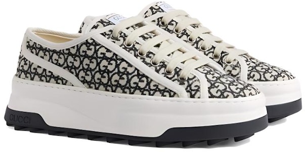 (W) 구찌 GG 스니커즈 아이보리/블랙 746766-FAC1Y-8445 Lookbook (W) 구찌 GG 스니커즈 아이보리/블랙 746766-FAC1Y-8445