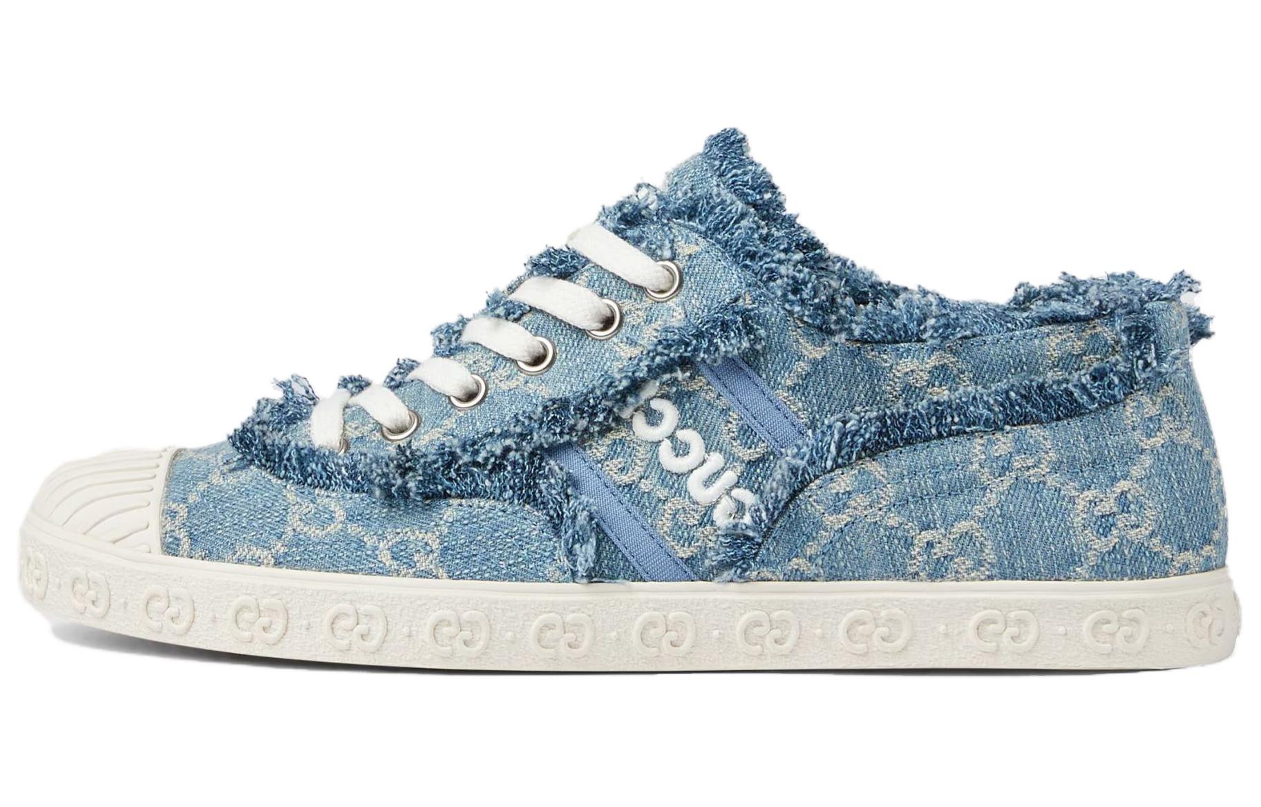 (Women) Gucci GG Sneaker 'Light Blue Denim' 784213-FACTS-4644