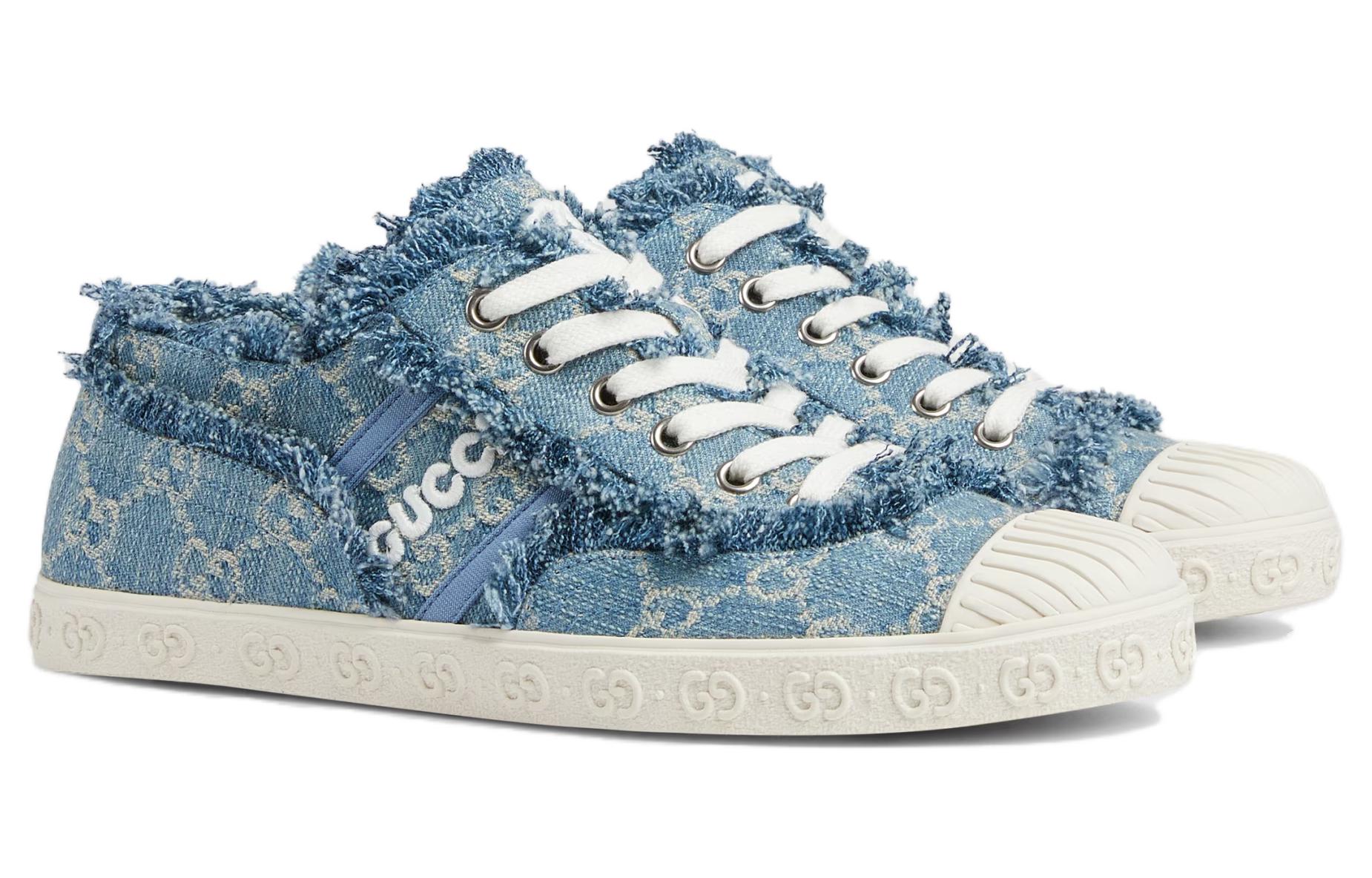 Lookbook (Women) Gucci GG Sneaker 'Light Blue Denim' 784213-FACTS-4644