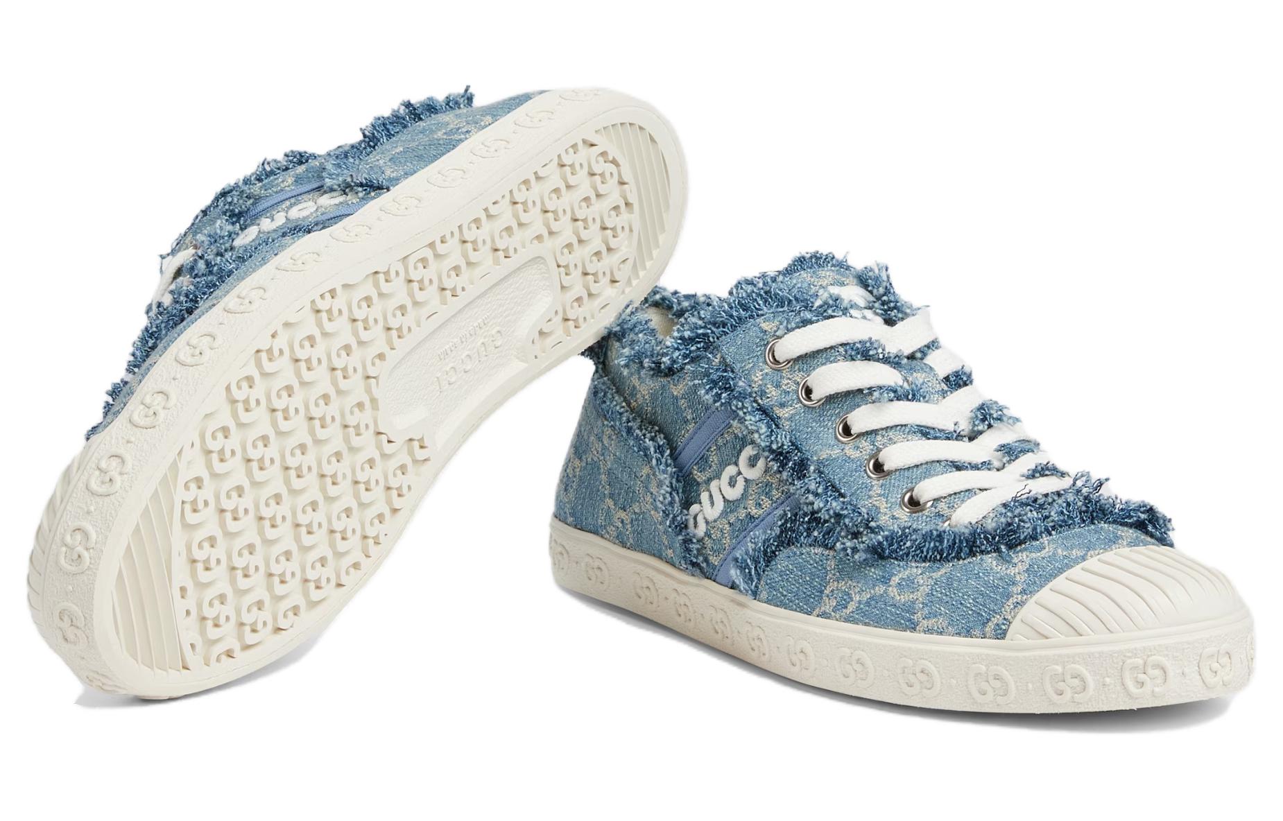 Details for (Women) Gucci GG Sneaker 'Light Blue Denim' 784213-FACTS-4644