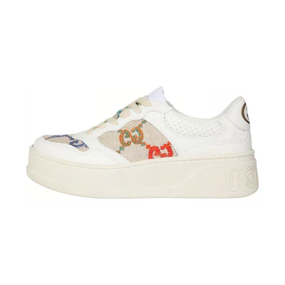 (W) Gucci GG Sneaker 'Multicolor Embroidered'