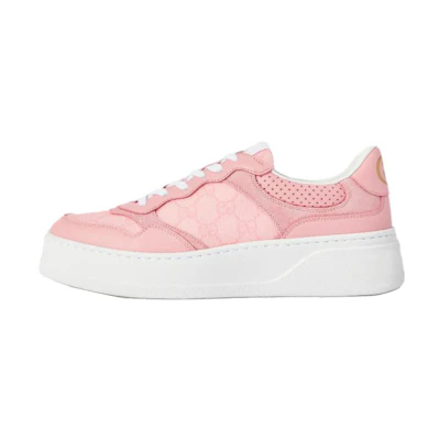 (W) Gucci GG sneaker Supreme 'Pink White'