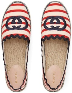 (W) 구찌 GG 스트라이프 캔버스 에스파드리유 (화이트) 694434-UGF20-9860 Purchase (W) 구찌 GG 스트라이프 캔버스 에스파드리유 (화이트) 694434-UGF20-9860