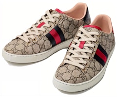 (W) Gucci GG Supreme 'Beige' Tas Pria/Wanita 499410-96G50-9768 Lookbook (W) Gucci GG Supreme 'Beige' Tas Pria/Wanita 499410-96G50-9768