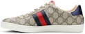 (W) Gucci GG Supreme 'Beige' Kelabu-Coklat 499410-K2LH0-9768/499410-96G50-9768