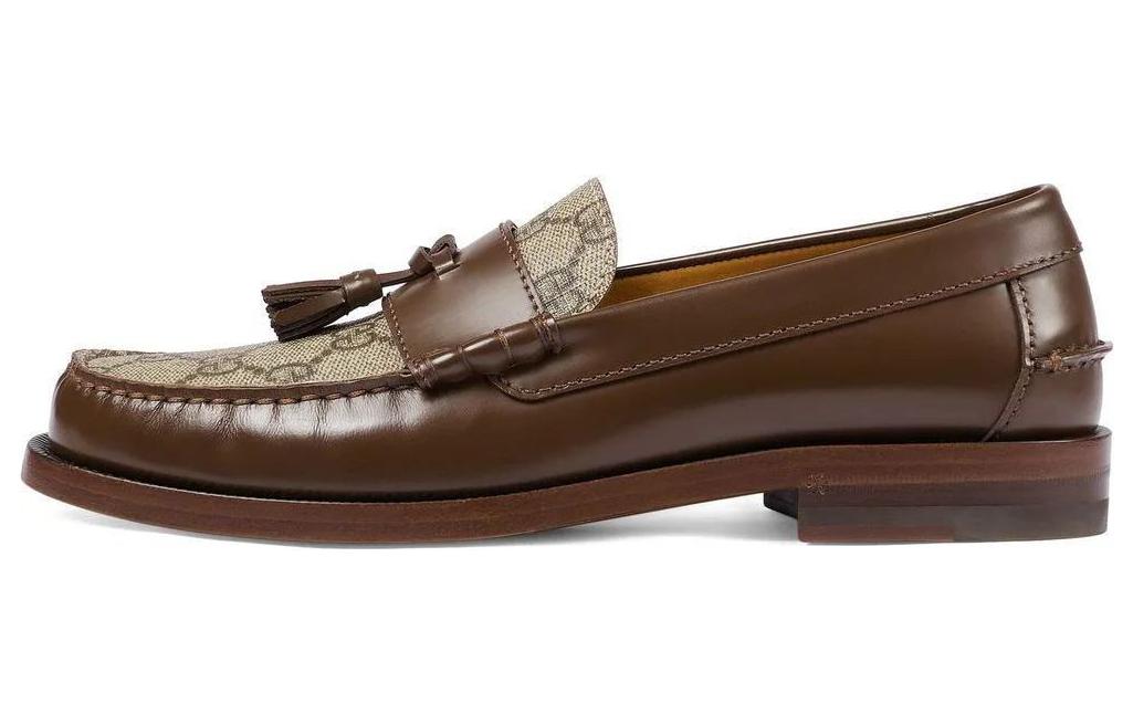 (Women) Gucci GG Supreme Canvas Loafers 'Tan Beige' 694866-17X30-2561
