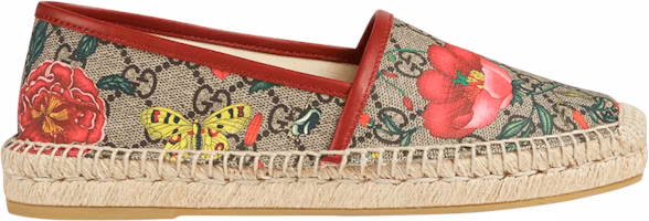 (Women) Gucci GG Supreme Espadrilles 'Floral' 611443-HT530-8489 (Women) Gucci GG Supreme Espadrilles 'Floral' 611443-HT530-8489